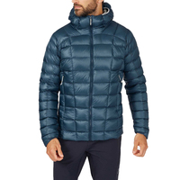 Chaqueta Acolchada de Invierno para Hombre, de Alta Calidad, con Cuello Alto, Brillante, Resistente al Viento, Ligera, con Cierre, Personalizable, en Oferta