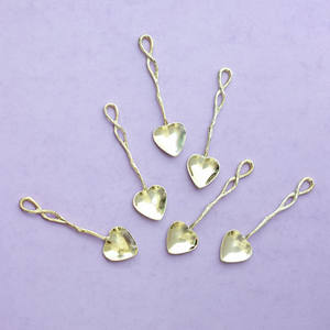 ล่าสุดจับทองเหลืองช้อนกาแฟด้านบนขาย Flatware การออกแบบใหม่สแตนเลสช้อนกาแฟที่มีคุณภาพที่ดีที่สุดในราคาที่ต่ำ - Product Image 6