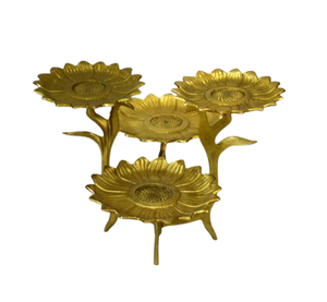 แท่นวางเค้กแบบกลมทำจากไม้และอลูมิเนียมสำหรับใช้ในบ้านร้านอาหาร - Product Image 6