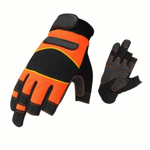 High Quality Farming <b>Gloves</b> Anti Slip <b>Touch</b> Screen Fingerless Neoprene Leather safety <b>gloves</b> Synthetic Palm Assembly <b>Gloves</b> - Product Image 5