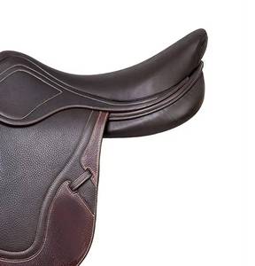 Silla de Montar Inglesa ASHMIRA, Superventas en India, Hecha a Mano, Negra con Detalles Marrones, para Equitación, Salto, Venta al por Mayor - Product Image 2