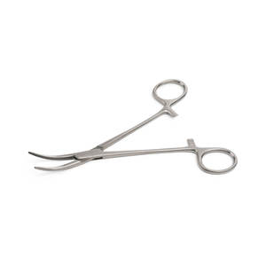 Pinces hémostatiques Halsted pour moustiques, courbées et droites, en acier inoxydable, manuelles, réutilisables, ensemble d'instruments chirurgicaux de classe I pour usage hospitalier - Product Image 3