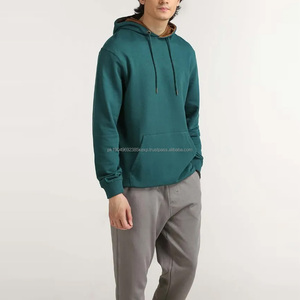 Sweat à capuche pour homme de haute qualité 100% Streetwear, motif uni brodé, fabriqué pour les hommes - Product Image 3