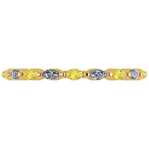 Anillo de Bodas de Oro Amarillo de 14k con Piedra de Corte Diamante de 0.74ct, Oro Rosa de 18k, Oro Blanco, Perla - Joyería Fina - Product Image 2