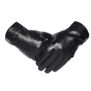 NOUVEAU Gants en PU pour hommes Gants de conduite d'hiver imperméables et chauds Gants en cuir de moto du Pakistan Gants en cuir à écran tactile - Product Image 6
