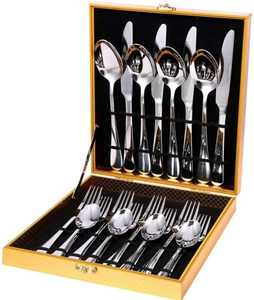 ชุดช้อนทองเหลืองแบบทำด้วยมือเซตช้อนทองเหลือง100% สำหรับห้องครัวและช้อนรับประทานอาหารบนโต๊ะและชุดพื้นบ้านโลโก้ตามสั่ง - Product Image 5