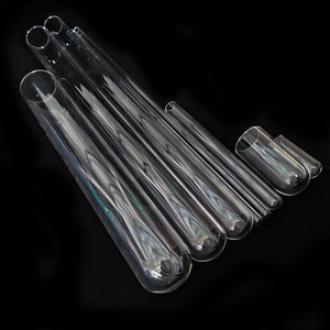 หลอดทดลองแก้วควอตซ์ก้นกลมใสทนความร้อนสูงแบบกำหนดเองสำหรับความต้องการในห้องปฏิบัติการ - Product Image 3