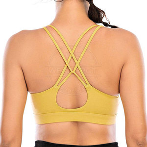 Soutien-gorge de sport pour femmes fabriqué au Pakistan, vêtements de sport, prix raisonnable, dernier design, respirant, séchage rapide. - Product Image 5
