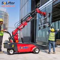 Nouveau robot aspirateur Sslifter 800 kg pour l'installation de vitres de façade mur-rideau, équipement de transport de verre lourd