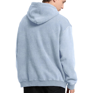 Sweat-shirt vintage en molleton français polyester/coton fabriqué au Pakistan, personnalisable, de qualité supérieure, délavé à l'acide, pour l'hiver - Product Image 5
