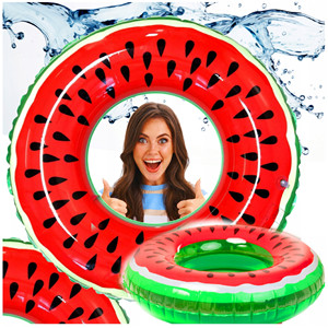 WATERMELON <b>INFLATABLE</b> BEACH BIKE <b>FOR</b> SWIMMING - Product Image 1