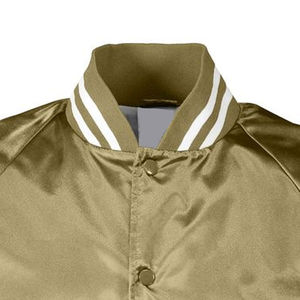 Veste universitaire en satin pour homme, veste de baseball en satin tendance, veste en satin légère personnalisée, vêtements d'extérieur - Product Image 2
