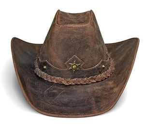Sombrero de Vaquero de Cuero de Primera Calidad, Estilo Country Clásico, Diseño Personalizable para Uso Prolongado, Viajes al Aire Libre, Fiestas, Casual - Product Image 3