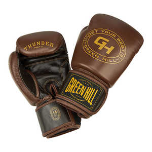 Guantes de Boxeo Personalizados para Niños, Color Marrón/Beige, 12 oz, Piel de Vacuno, Cierre de Cordones, Logotipo Personalizado, Equipo de MMA - Product Image 4