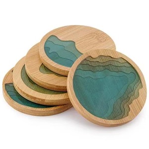 Juego de posavasos de estilo clásico con forma de Octágono ecológico de acero inoxidable de primera calidad, alfombrillas decorativas para bebidas para escritorio de oficina, Bar de fiesta - Product Image 3