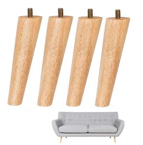 Jambe de chaise en bois Turquie Canapé Jambes Carré Rond Pieds En Bois Pieds De Remplacement En Bois pour Ensemble De Meubles Table conception spéciale - Product Image 6
