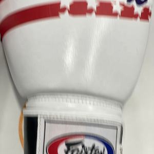 Guantes de Boxeo Fairtex de Primera Calidad con la Bandera de EE. UU., Cuero Vacuno Auténtico, Muay Thai, Sparring, Hechos a Medida, Protección UV - Product Image 3