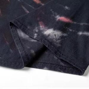 High Quality Men's <b>Tie</b> Dye T-Shirt Custom Own Logo Half Sleeve O-Neck Breathable T-shirt for men For Sale - Product Image 5