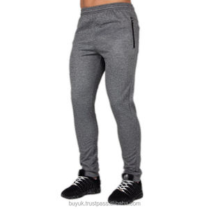 Joggers ajustados de alta calidad para hombre, pantalones de chándal de lona de cintura alta, pantalones de chándal informales para correr, gimnasio, culturismo, nuevo estilo - Product Image 3