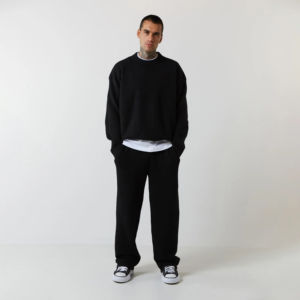 Survêtement décontracté unisexe sur mesure 2025, taille plus, jogging de sport, 100% coton molletonné, logo imprimé, respirant, confortable pour l'hiver - Product Image 1