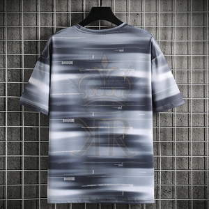 ขายส่งที่กําหนดเองโลโก้แบรนด์ของคุณผ้าฝ้าย100%ว่างเปล่าผู้ชายเสื้อยืดธรรมดาลําลองผู้ชายเสื้อยืด - Product Image 6