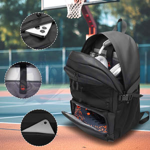 กระเป๋าบาสเก็ตบอลโพลีเอสเตอร์ ดีไซน์พิมพ์โลโก้ตามสั่ง ราคาสมเหตุสมผล ผู้ขายยอดนิยม คุณภาพดี น้ำหนักเบา ระบายอากาศได้ดี - Product Image 4