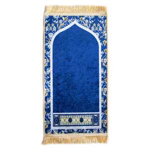 เสื่อรองสวดมนต์มีแผ่นรองกันลื่นสบายและน้ำหนักเบาสำหรับสวดมนต์ทุกวันที่บ้านหรือขณะเดินทางมุสลิม - Product Image 6