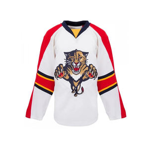 Maillots et sweats à capuche de hockey sur glace 100% coton sublimés par OEM avec logo personnalisé Design d'hiver surdimensionné - Product Image 4