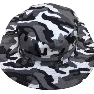 Haute qualité personnalisé en gros personnalisé Sports de plein air Rip-stop Protection un chapeau rond numérique Jungle Camouflage couleur chapeau tactique - Product Image 5