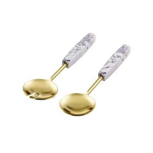 Antique Bone Handle & Stainless Steel Salad Server Set Hot Selling Kitchen Accessories Home and Kitchen - Product Image 2