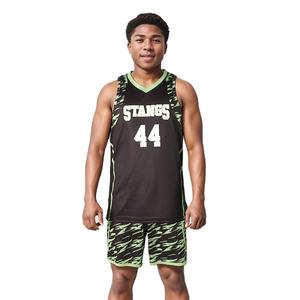 Uniformes de Baloncesto de Alta Calidad 100% Poliéster, Diseño Personalizado, Transpirables, Cómodos, Tallas Grandes, Antibacterianos - Product Image 1