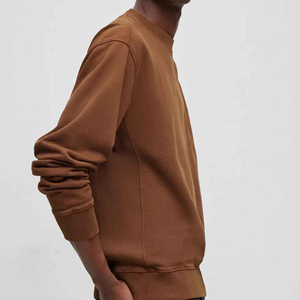 Sudadera de cuello redondo para hombre, unisex, de manga larga, color sólido, con logotipo bordado con estampado personalizado 2024, sudaderas con capucha y sudaderas para hombre - Product Image 3