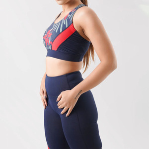 Sujetador Deportivo para Mujer con Estampado por Sublimación Personalizado al por Mayor, Tejido Elástico Absorbente de Sudor, Alta Sujeción, Fitness Activo, OEM - Product Image 5