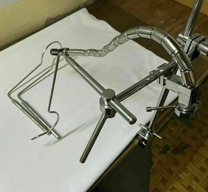 Alta Qualidade Alemão Laparoscópico Nathanson <span class=keywords><strong>Retractor</strong></span> Fígado Automatizado Bariátrica GERD 3-Arm Holder Base Instrumento Cirúrgico