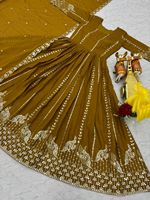 Ropa Étnica Tradicional India y Pakistaní para Mujer, Poliéster de Secado Rápido, Corte Holgado, Largo hasta el Suelo, para Fiestas y Bodas