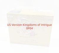 Boîte de boosters de jeu de cartes à collectionner Kingdoms of Intrigue, vente en gros de cartes de personnages d'anime pour collectionneurs de cartes