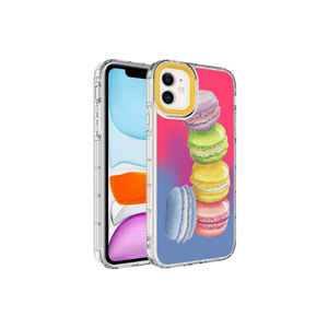 Coque en silicone rigide Netzy SAFA Korn NO12 pour iPhone 12 13 Pro Max 14 Plus, motifs colorés et protection de l'appareil photo - Product Image 1