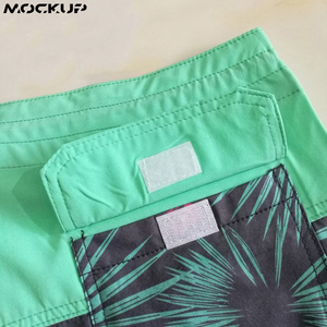 Short de bain décontracté solide en polyester sublimé 2025 pour hommes avec conception personnalisée caractéristiques écologiques et à séchage rapide de haute qualité - Product Image 5