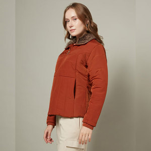 Chaqueta de mujer con logotipo personalizado para exteriores, abrigo cálido con burbujas para mujer, chaqueta acolchada a la moda para mujer - Product Image 2