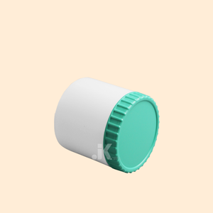 Emballage HDPE pot rond 500 ml couvercle à vis blanc OEM/ODM Vietnam usine en gros meilleure qualité M0297 - Product Image 2