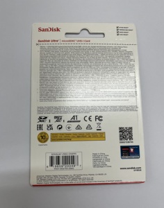 แซนดิสก์อัลตร้า 100% ต้นฉบับ SDSQUAC-256G-GN6MN ไมโครการ์ดหน่วยความจํา U1/A1 256GB