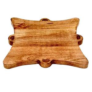 Planche à découper Plateau de service en bois d'acacia Fabriqué à la main par KSN - Product Image 6