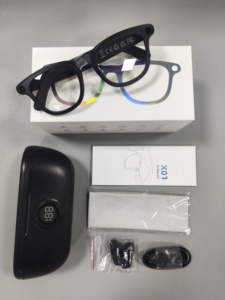 Lunettes Intelligentes IA avec Caméra HD 1200P, Traduction en Temps Réel 139+ Langues, Lunettes Audio à Oreille Ouverte, Double Puce Intelligente ChatGPT - Product Image 3