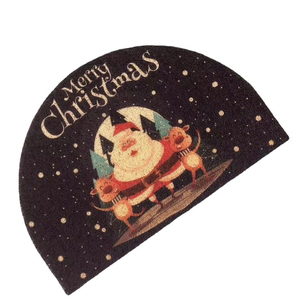 ผ้าคลุมฐานต้นคริสต์มาสลายเกล็ดหิมะ ผ้าเนื้อนุ่ม ทรงกลม สำหรับตกแต่งภายในบ้านในช่วงเทศกาลวันหยุด - Product Image 5