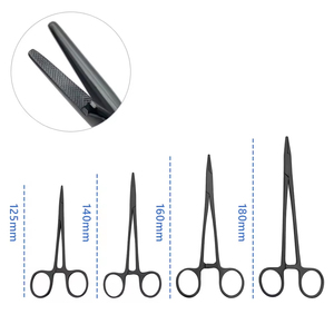 Pinzas de ortodoncia, soporte de aguja, pinzas ENT, pinzas, mango negro, instrumento de acero Manual, certificado CE, OEM disponible - Product Image 5