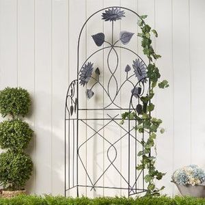 Treillis de jardin en aluminium avec finition thermolaquée, structure extérieure durable pour soutenir des plantes saines - Product Image 6