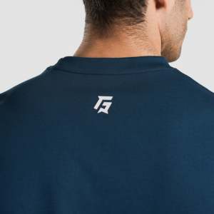 เสื้อยืด Power Move สีเขียวอมฟ้า ผลิตจากผ้าเจอร์ซีย์โพลีเอสเตอร์ 100% - Product Image 5