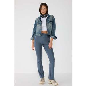 Flared <b>Leggings</b> <b>with</b> Side <b>Pocket</b> Details - Product Image 1