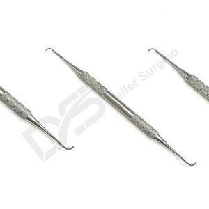 Escalador higienista Instrumentos periodontales de punta fina Curetas dentales Gracey Periodontal Dental Quirúrgico Fabricante Pakistán - Product Image 1