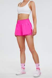 Pantalones Cortos Deportivos para Hombre al por Mayor, de Alta Calidad, para Gimnasio, Yoga, Running, Fitness, Transpirables, de Tela de Rizo, Ecológicos, de Secado Rápido, con Logotipo Personalizado - Product Image 4